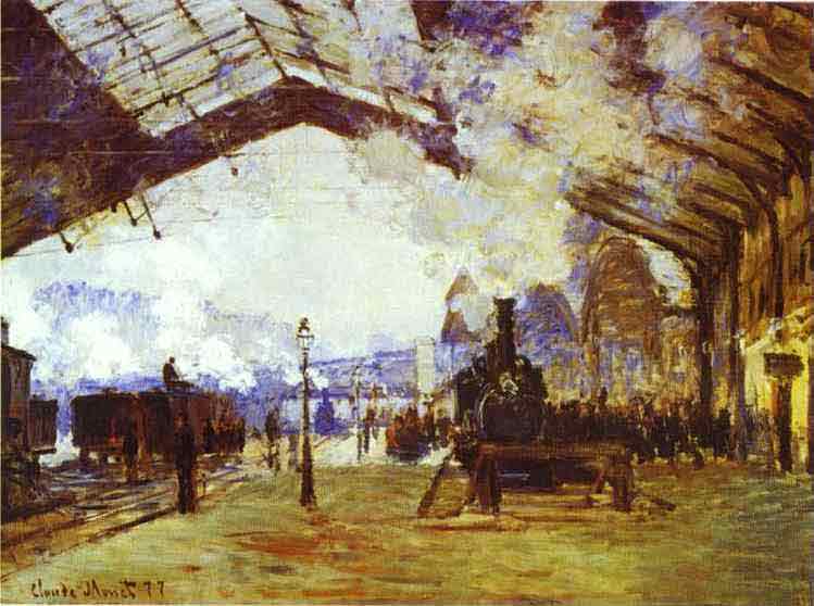 Gare Saint Lazare: the Train from Normandy 1877.