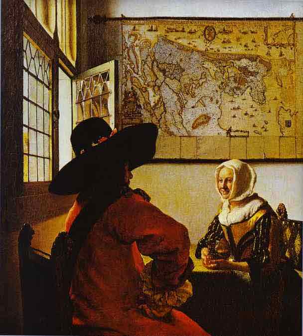 Soldier and a Laughing Girl. c.1658
