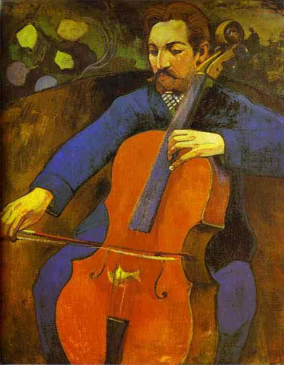 The Cellist (Portrait of Upaupa Scheklud). 1894.