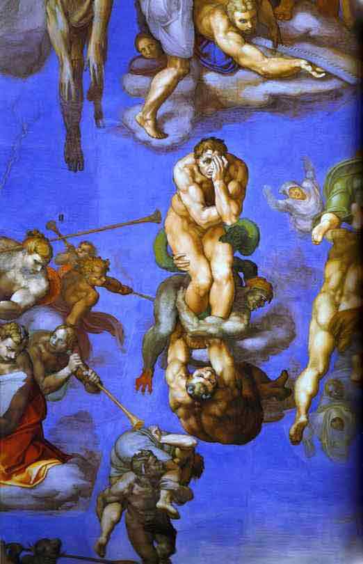 The Last Judgment (detail). 1534-1541