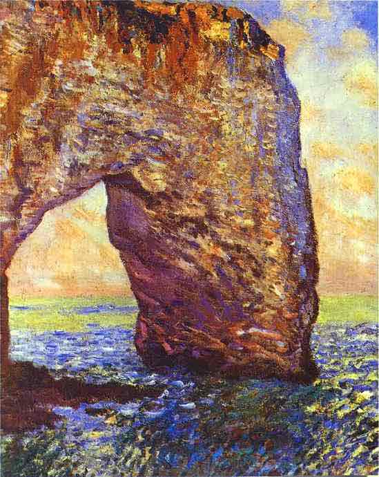 The Mannerportre near Etretat 1886.