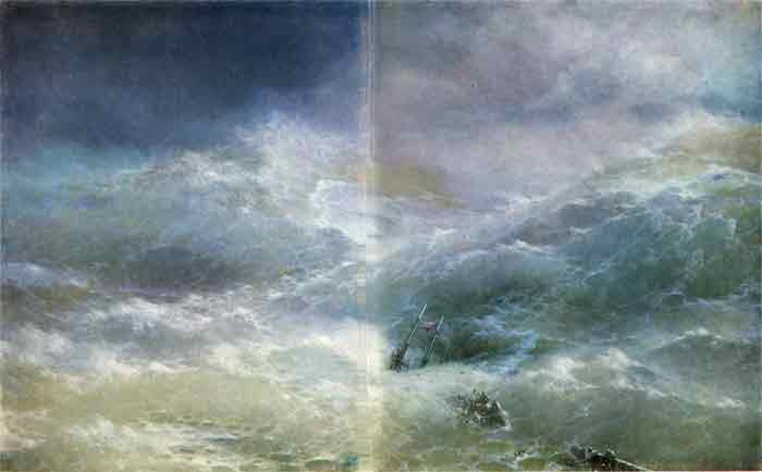 Oil painting for sale:The Wave, 1889