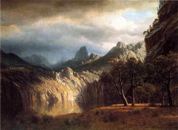 Oil painting for sale:In Western Mountains , 1865