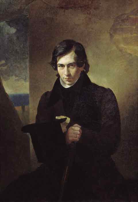 Oil painting for sale:Portrait of Writer Nestor Vasilevich Kokolnik, 1836