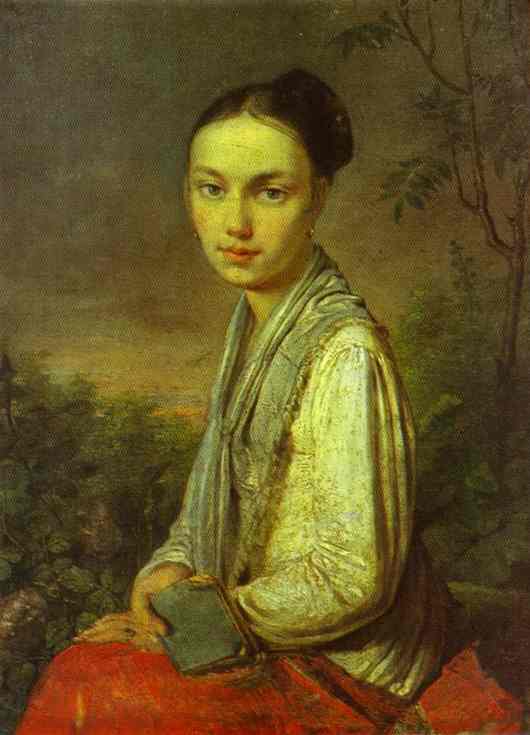 Oil painting:Portrait of V. S. Putyatina. 1815