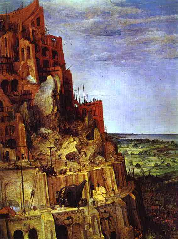 The Tower of Babel. Detail. 1563