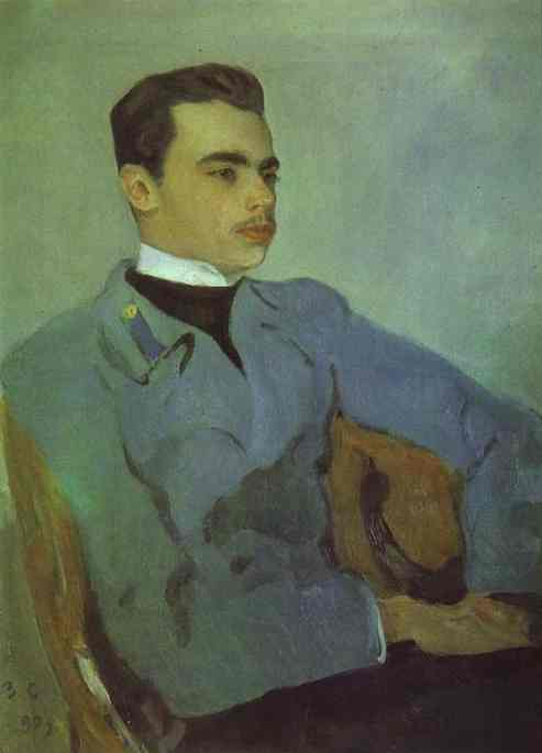 Oil painting:Portrait of Count Nikolay Sumarokov-Elstone. 1903