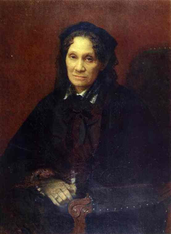 Oil painting:Portrait of Ekaterina Kornilova. 1880