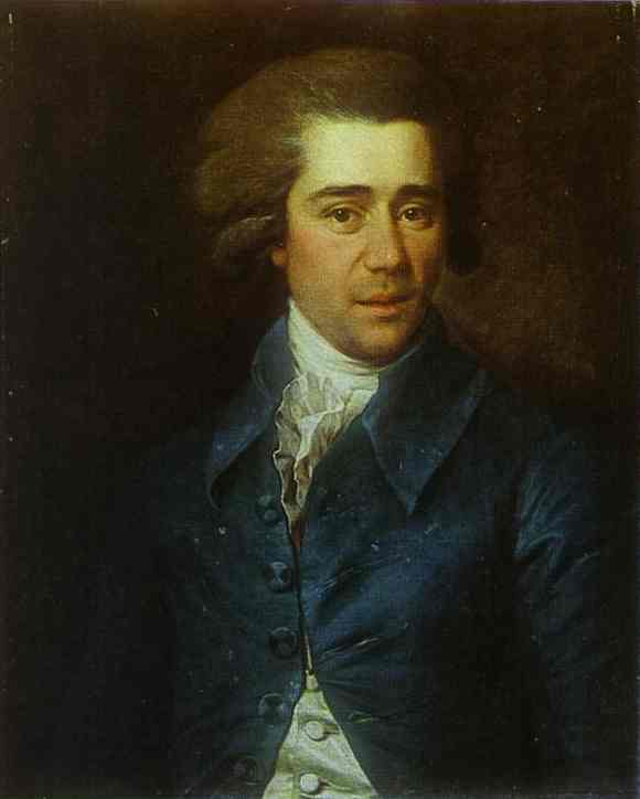 Oil painting:Portrait of Gubarev. 1788