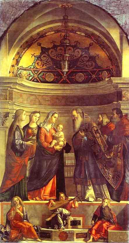 Oil painting:Presentation in the Temple. 1510