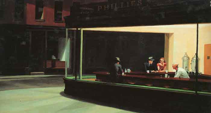 Oil painting for sale:Nighthawks, 1942