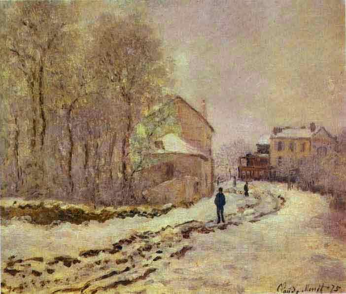 Snow at Argenteuil 1875.