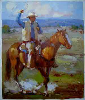 Oil painting for sale:horses-041