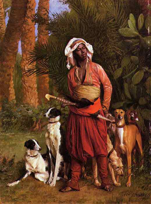 Oil painting for sale:The Negro Master of the Hounds