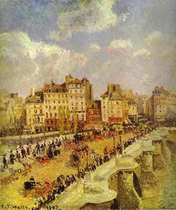 Oil painting:A Pont-Neuf. 1902