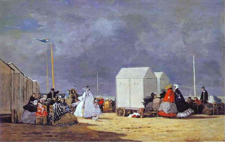 Oil painting:Approaching Storm. 1864