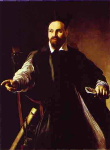 Oil painting:Portrait of Maffeo Barberini. c. 1598