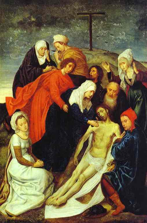 Oil painting:The Lamentation.