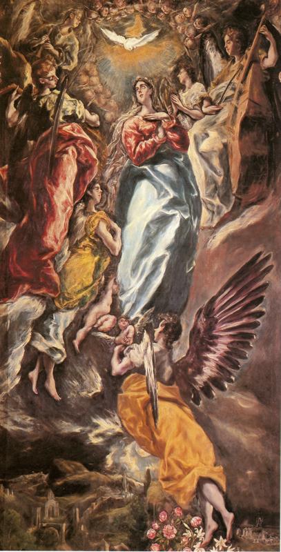 Oil painting:Virgin of the Immaculate Conception. 1607-1613