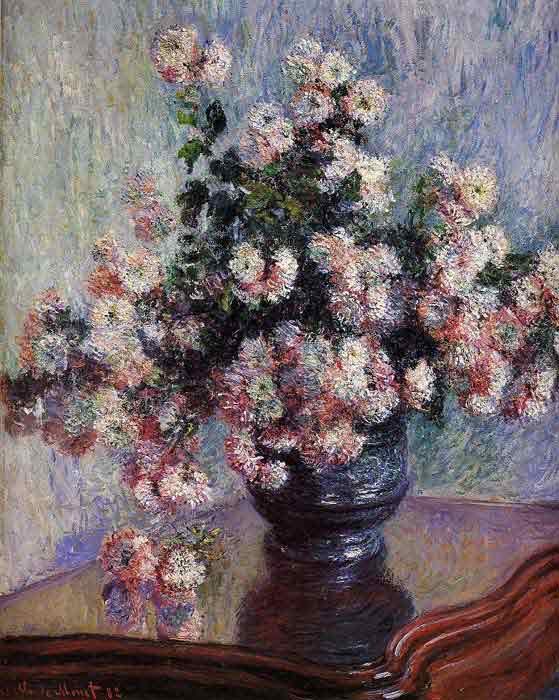 Oil painting for sale:Chrysanthemums , 1880