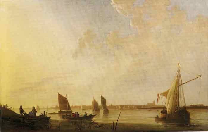 Oil painting for sale:Dordrecht: Sunrise, 1650