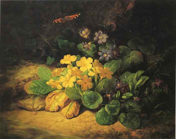 Oil painting for sale:Kleines Blumenstuck, 1830