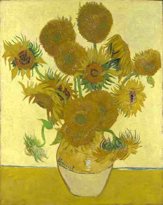 Oil painting for sale:Sunflowers, 1888