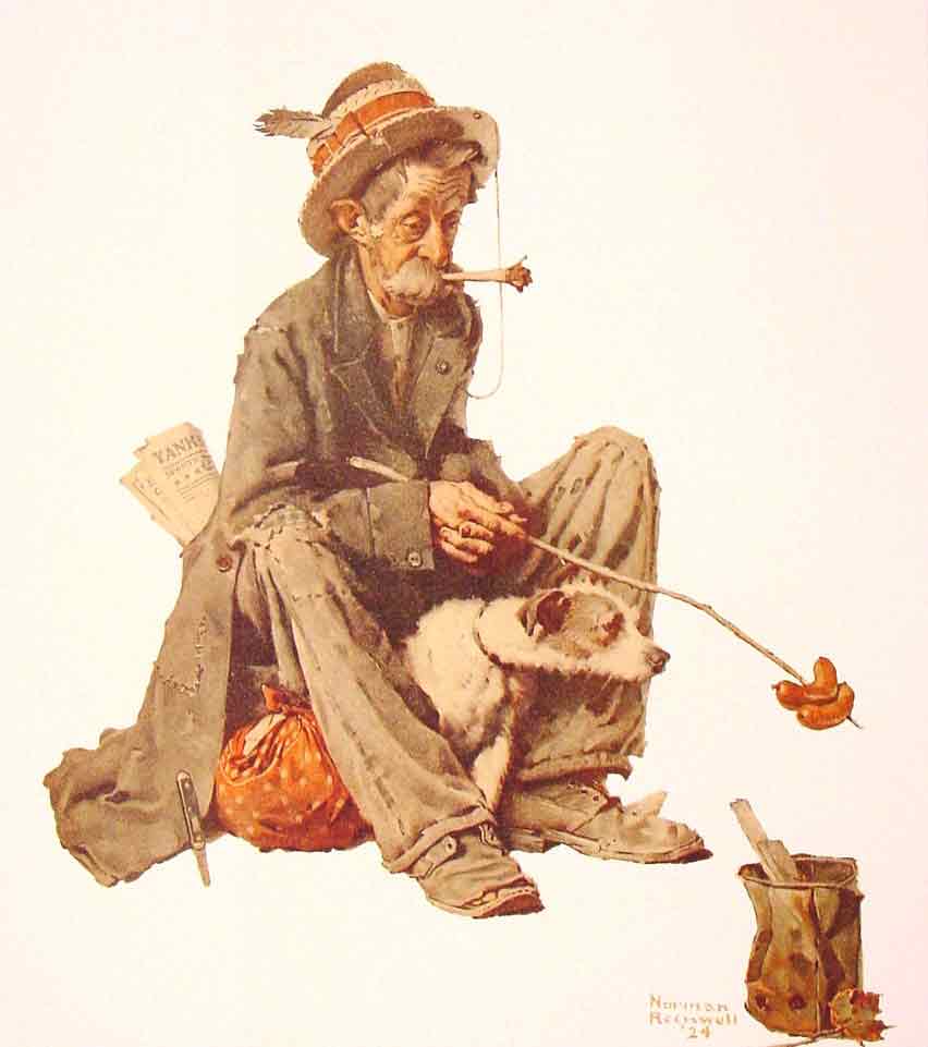 Hobo and Dog,1924