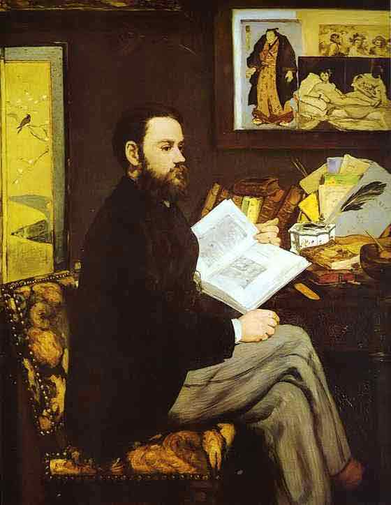 Portrait of Emile Zola. 1867