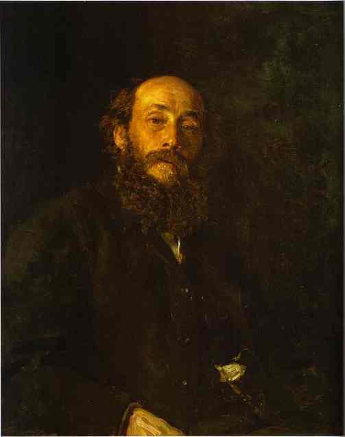 Oil painting:Portrait of the Artist Nikolay Gay. 1880