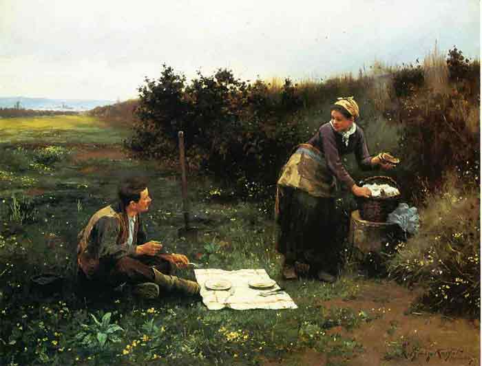 Oil painting for sale:The Honeymoon Breakfast, 1887