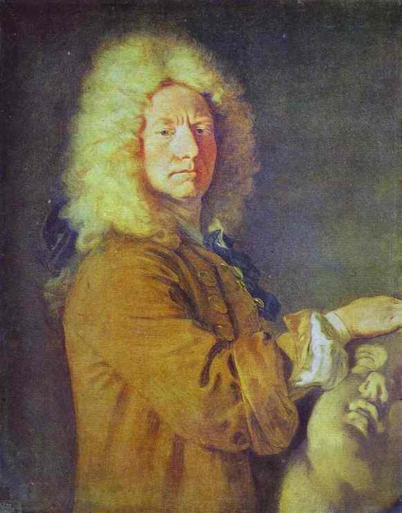 Oil painting:Portrait of M. Pater. c. 1716