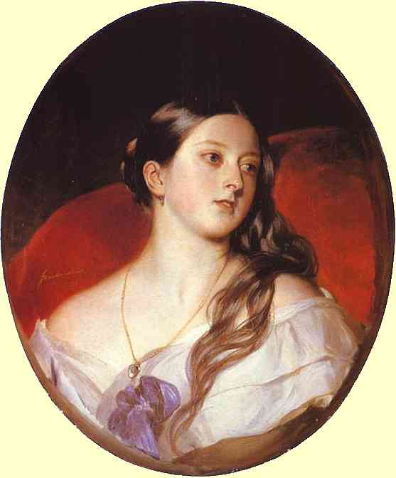 Oil painting:Queen Victoria. 1843