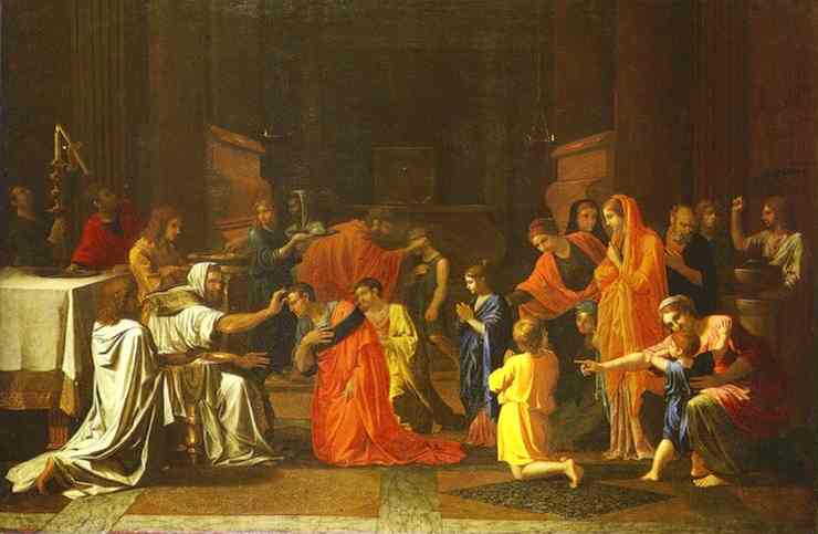 Oil painting:The Confirmation. 1645