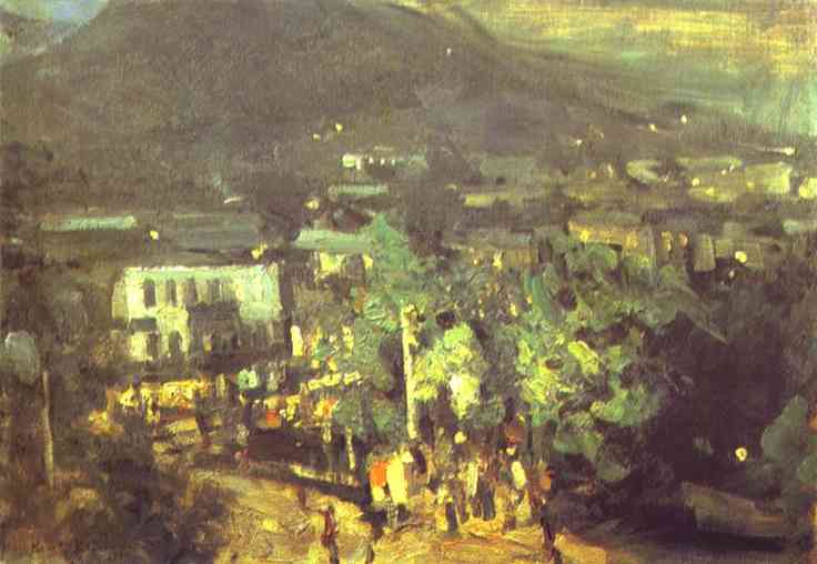 Oil painting: Southern Night. 1904