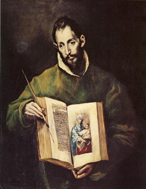 Oil painting:St. Luke. c. 1605-1610