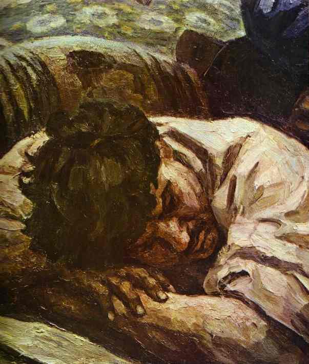 Oil painting:Stepan Razin. Detail. 1906