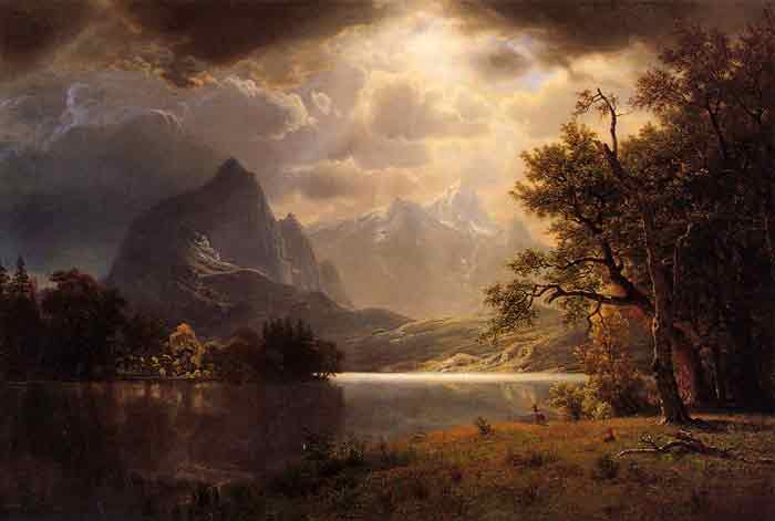 Oil painting for sale:Estes Park, Colorado , 1869