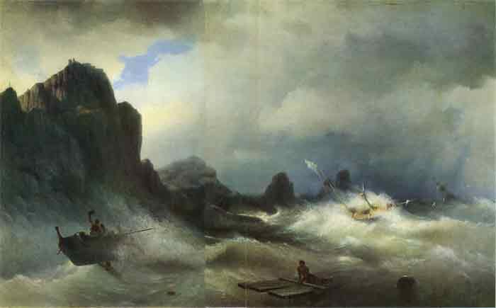 Oil painting for sale:Shipwreck, 1843