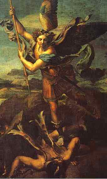 St. Michael and Satan. 1518