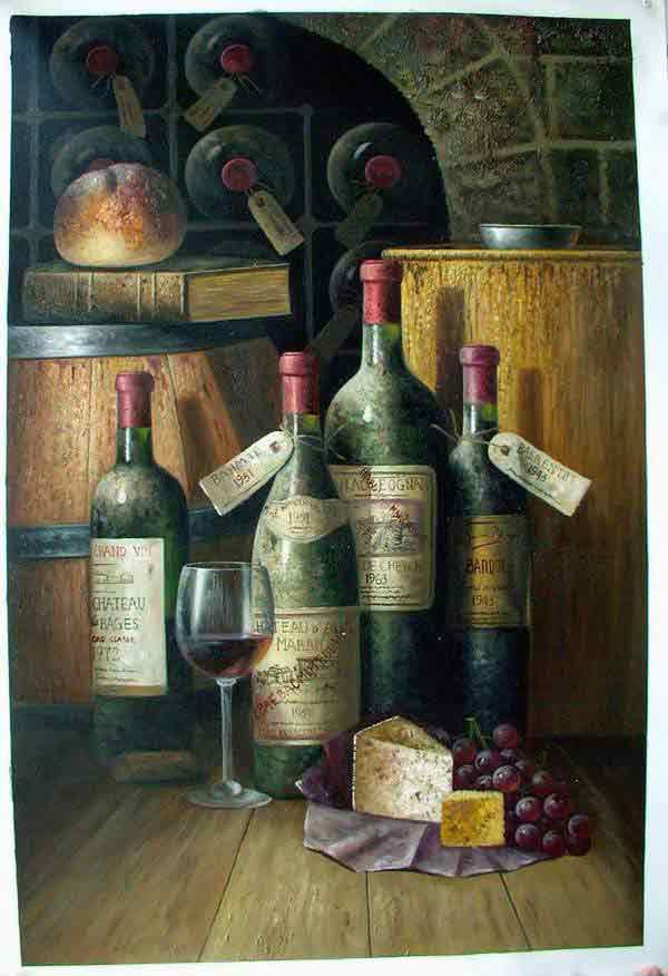 Oil painting for sale:bottle22