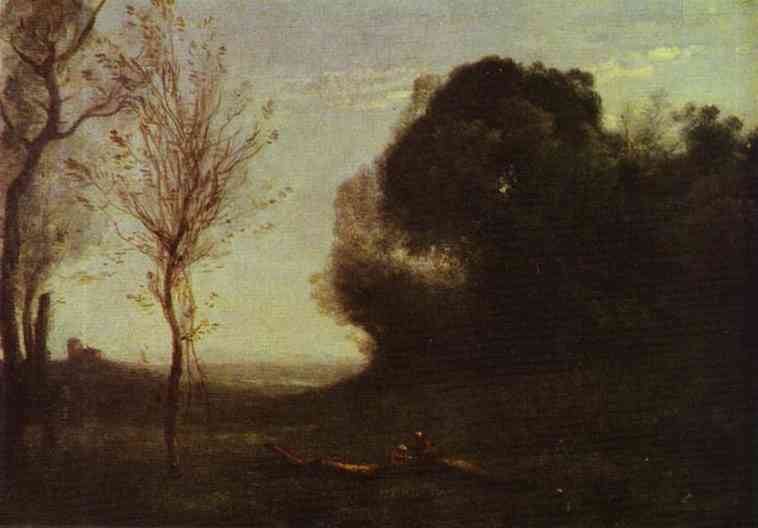 Oil painting:Morning. Early 1860