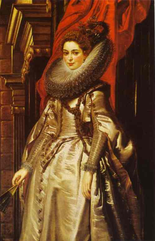 Oil painting:Portrait of Marchesa Brigida Spinola Doria. c.1606