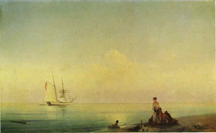 Oil painting for sale:Calm, 1843