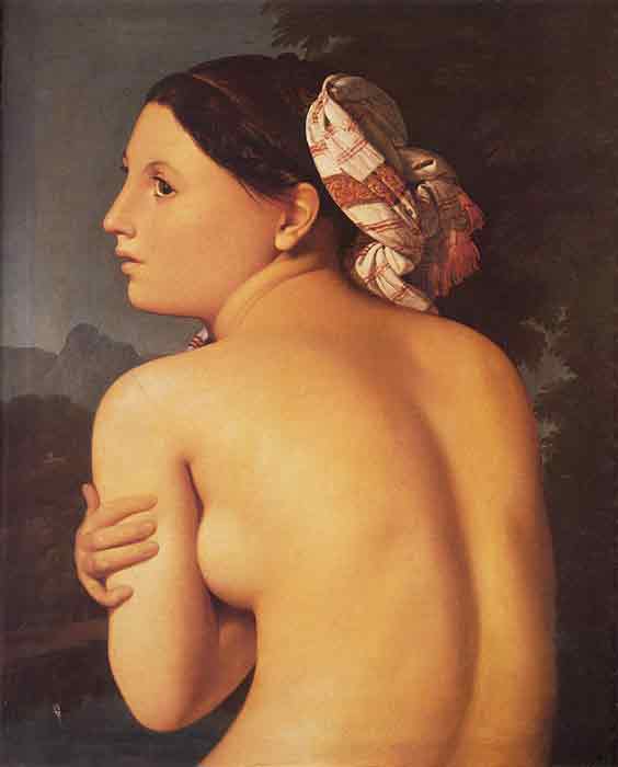 Oil painting for sale:Half-figure of a Bather, 1807