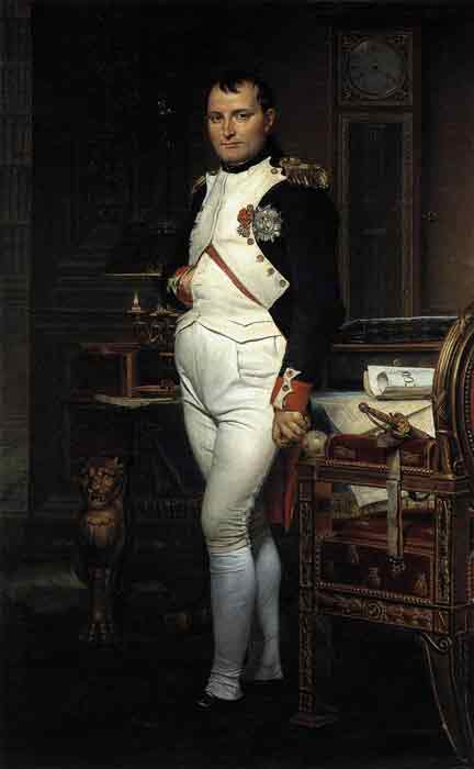 Oil painting for sale:Napoleon in his Study, 1812