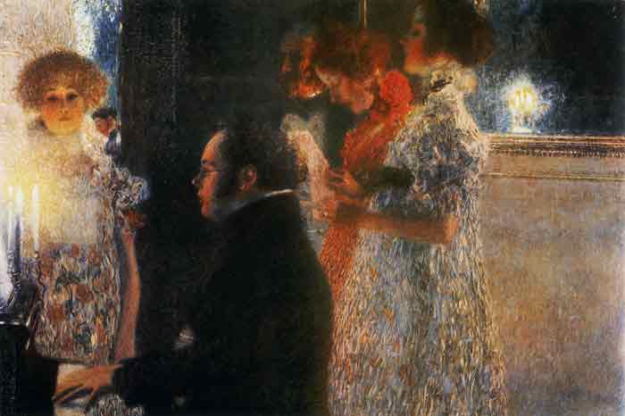 Oil painting for sale:Schubert at the Piano, 1899