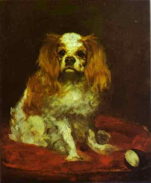 A King Charles Spaniel. c.1866