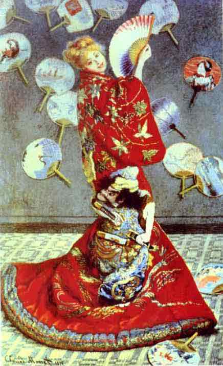 Madame Monet in Japanese Costume (La Japonaise). 1875.