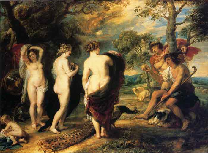 Oil painting for sale:The Judgment of Paris, 1636